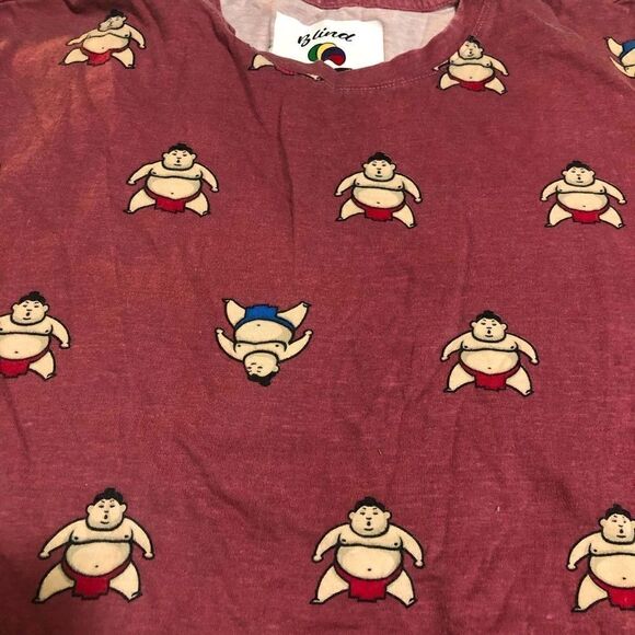 BLIND Rooster faded sumo tee size S - Picture 3 of 9